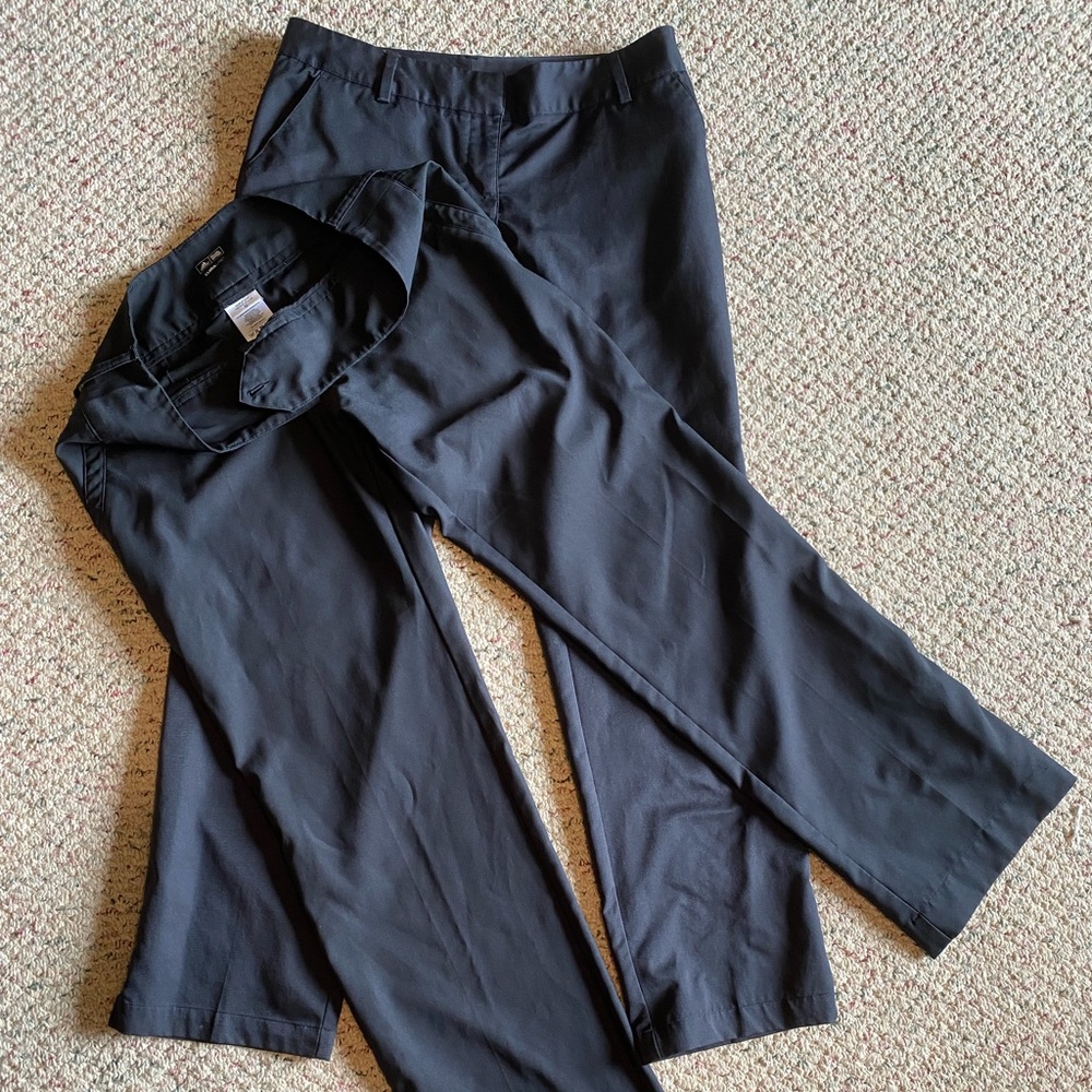 2-Adidas Climalite Pants- women’s 8- black